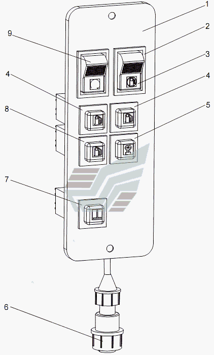 Панель запуска 7930-3800007-20, 7930-3800007-21
