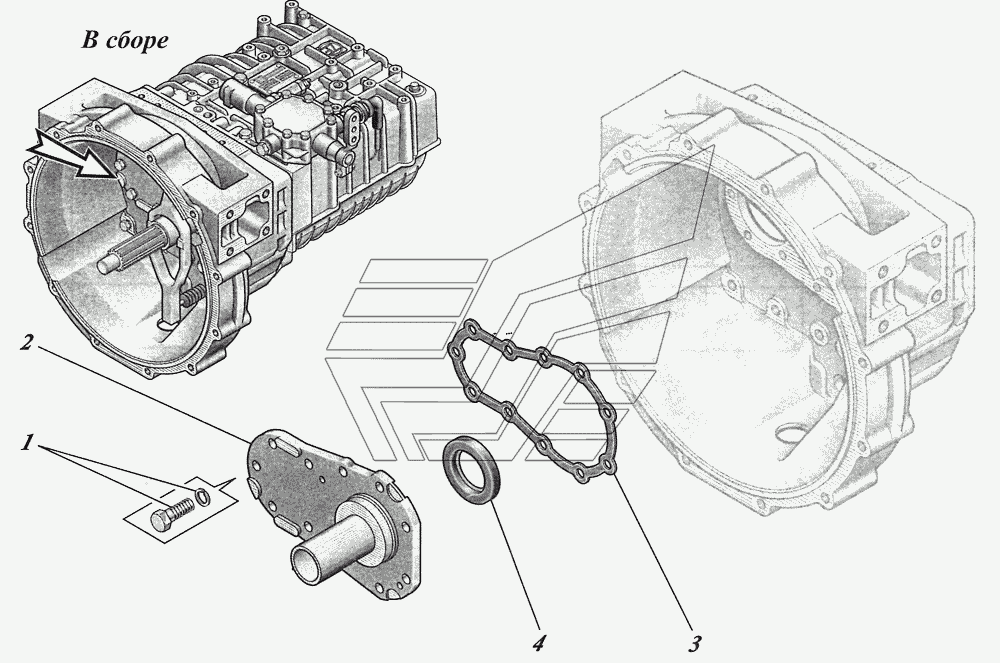 Коробка передач ZF6S700ВО 1351001017