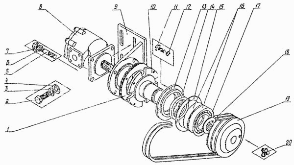 Установка насоса НШ.32А-3