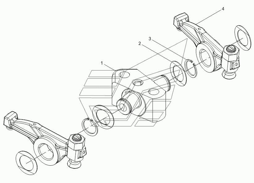 Rocker arm stand assembly