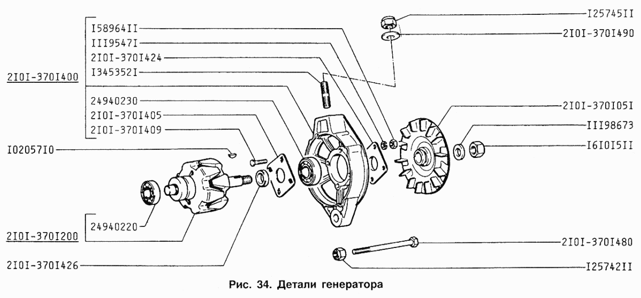 Детали генератора