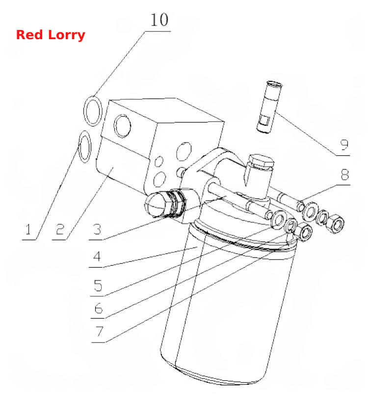 1640H-1012000/06 Oil Strainer Assembly