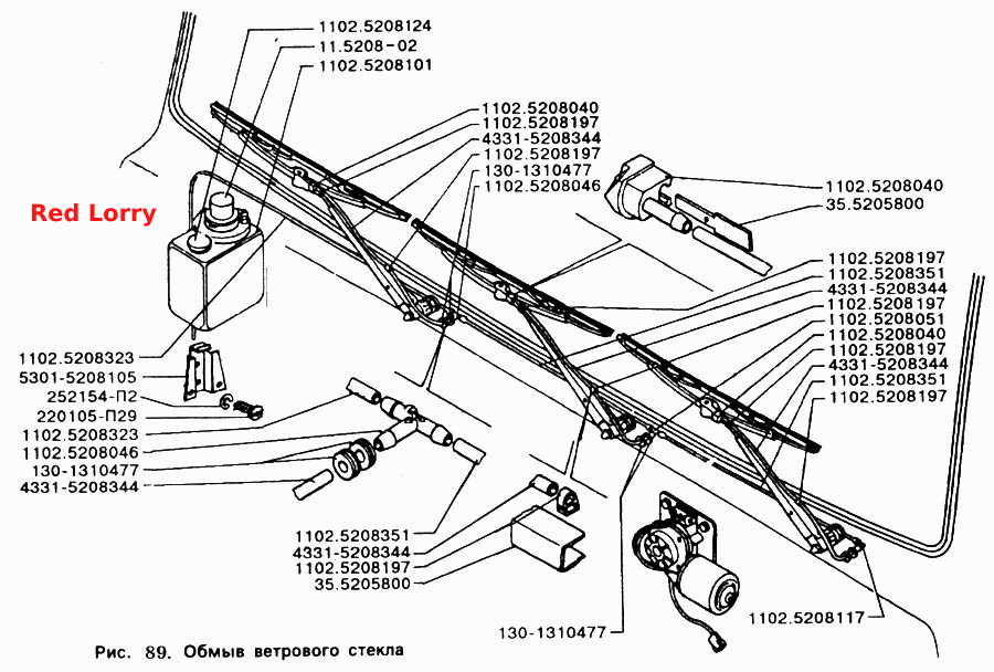 Омыв ветрового стекла