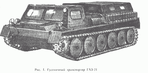 Гусеничный транспортер ГАЗ-