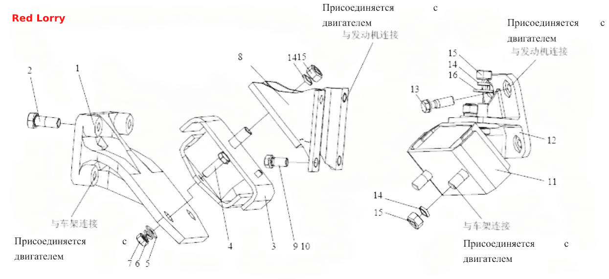 Подвеска двигателя