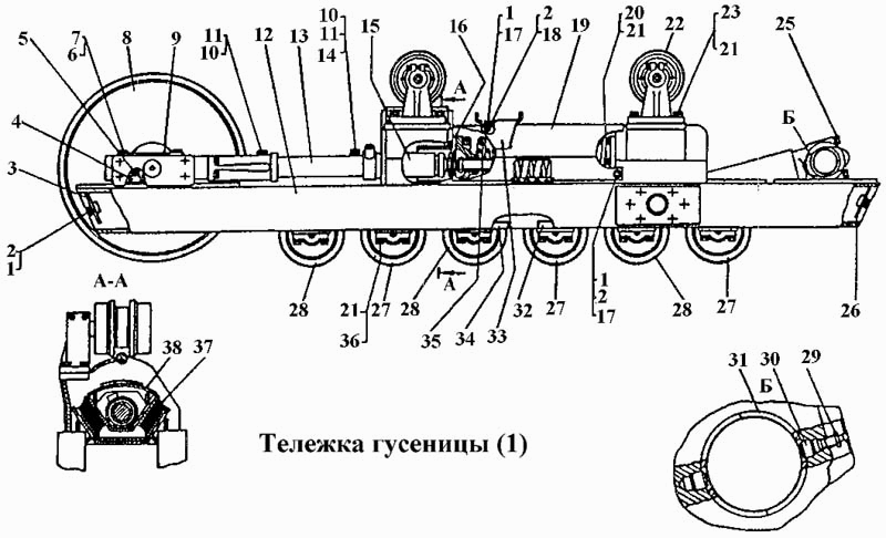 Гусеничные тележки