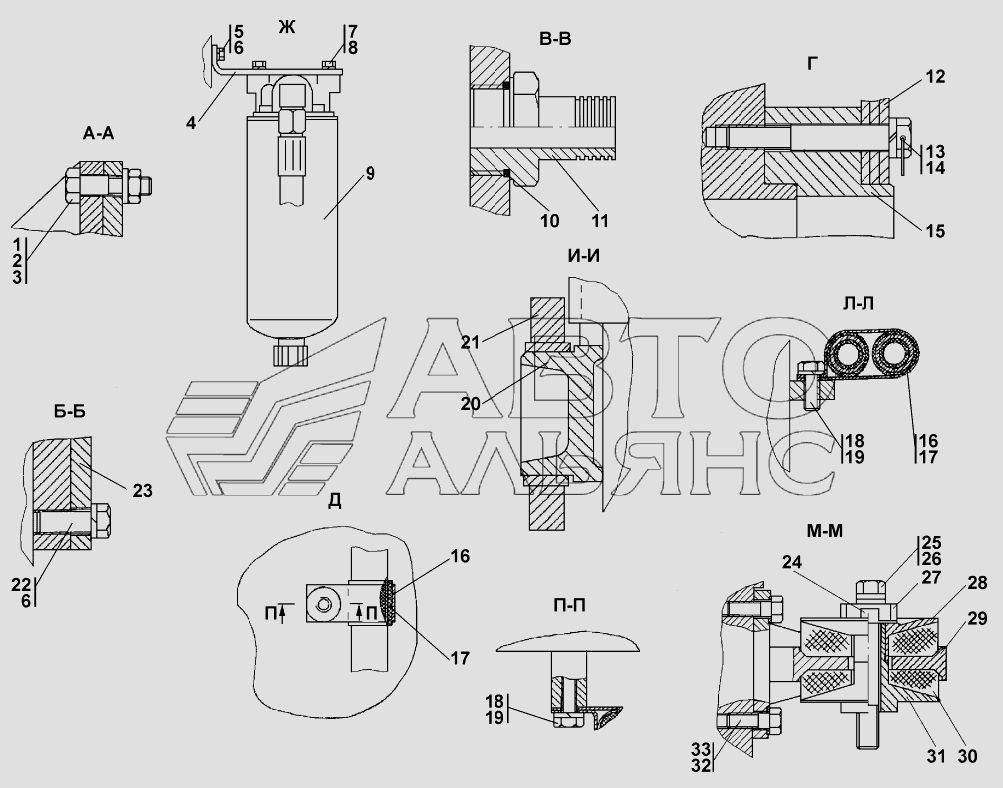 Установка двигателя Cummins KTA-C