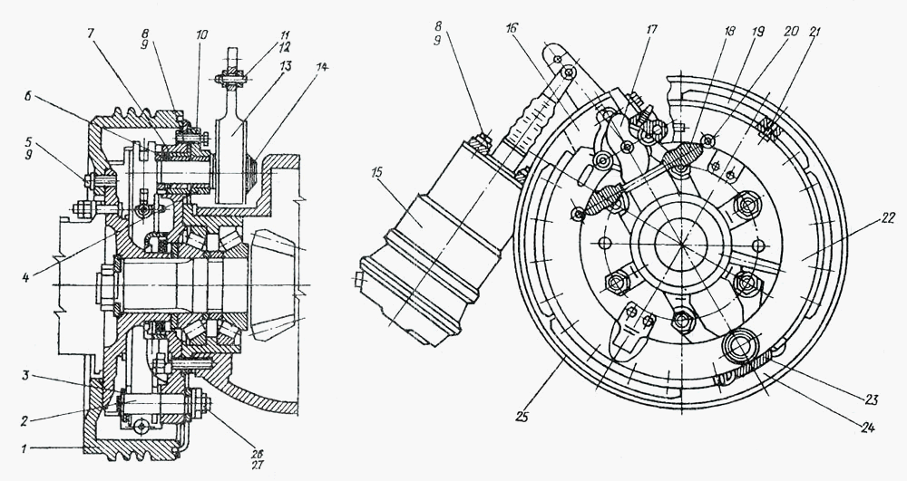 Стояночный тормоз 6401-3507006-20