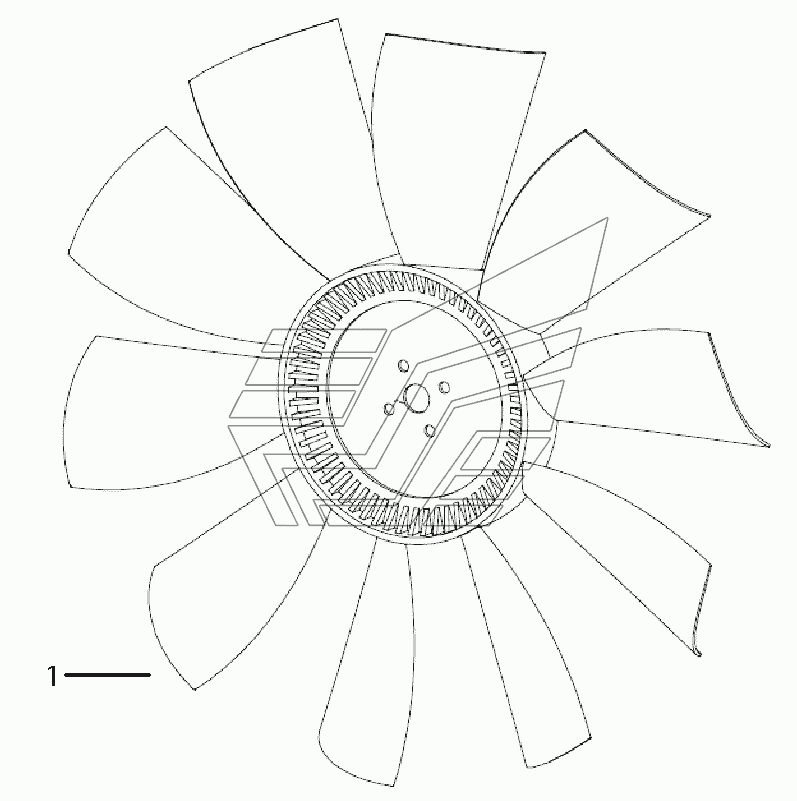 D16L- FAN ASSY