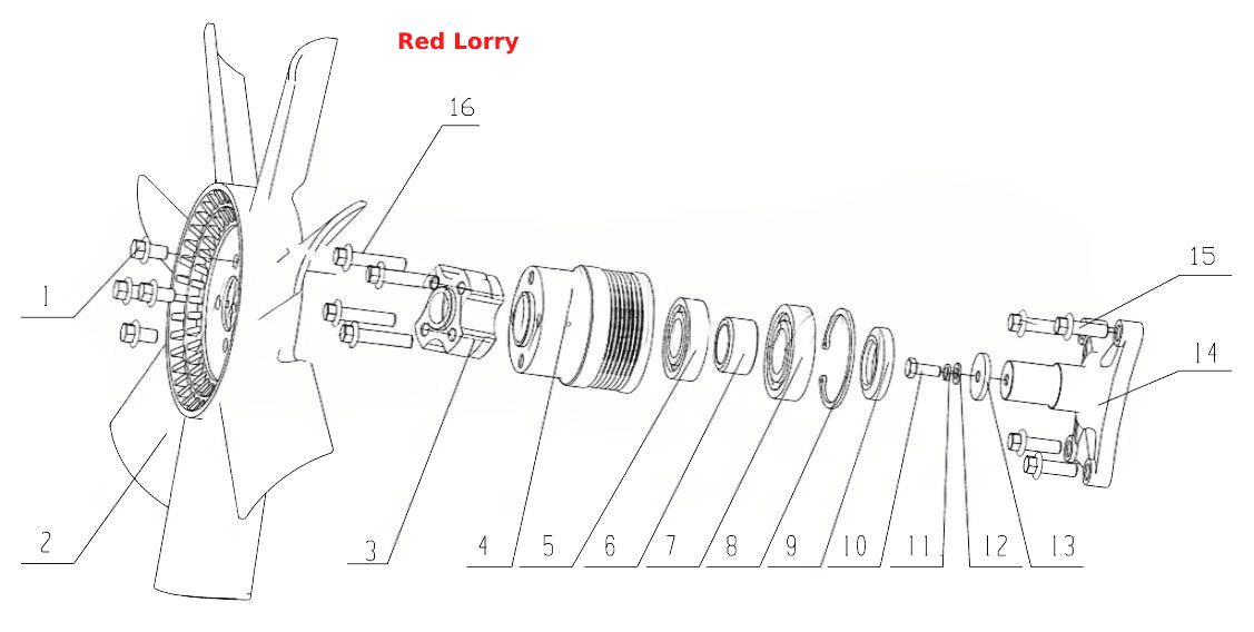 D12F5-1308000 Fan Assembly