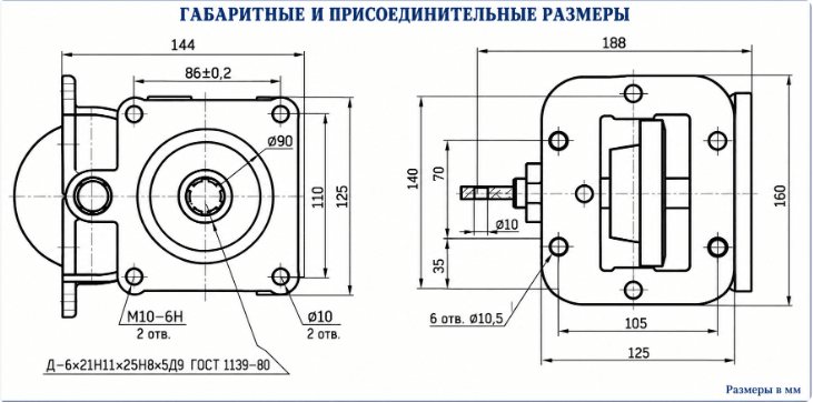 Коробка отбора мощности ГАЗ