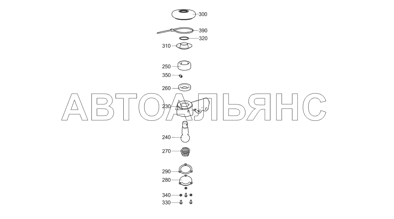 6520-3414059 Наконечник тяги