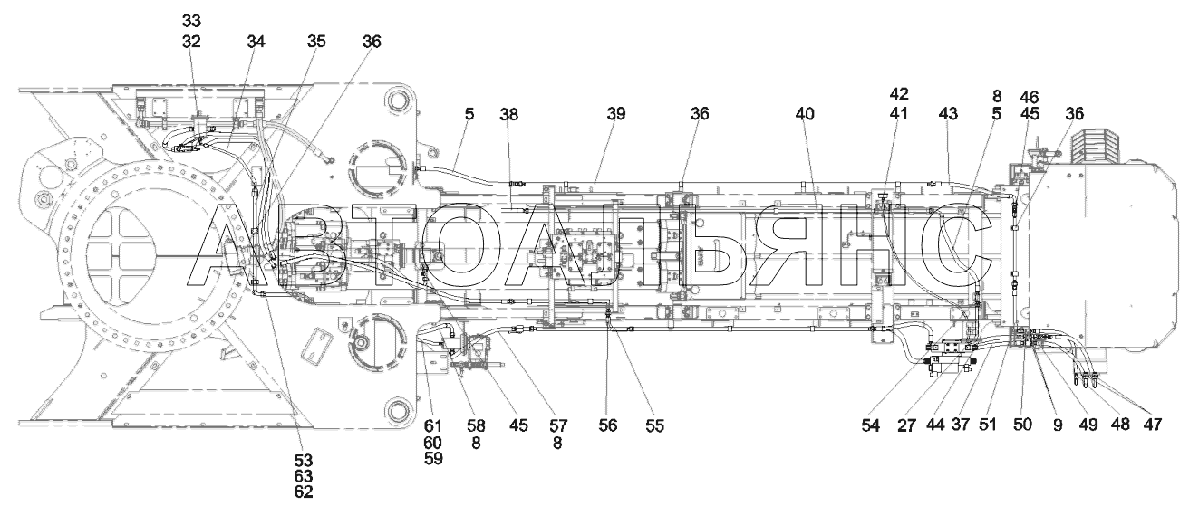 12828050 Hydraulic system, mixing