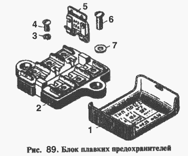 Блок плавких предохранителей