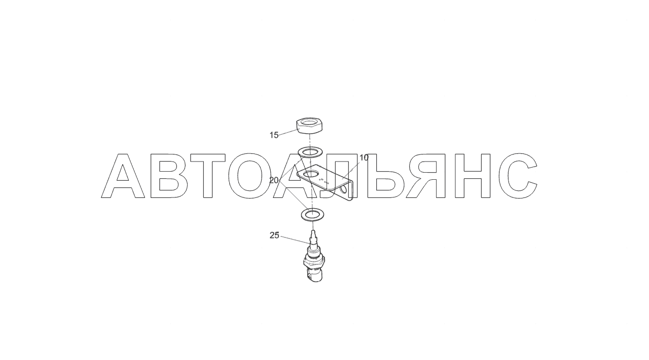 6520-4019001 Установка датчика температуры