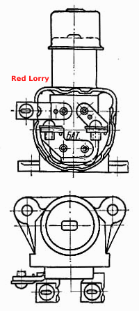 Ножной переключатель света П-23Б