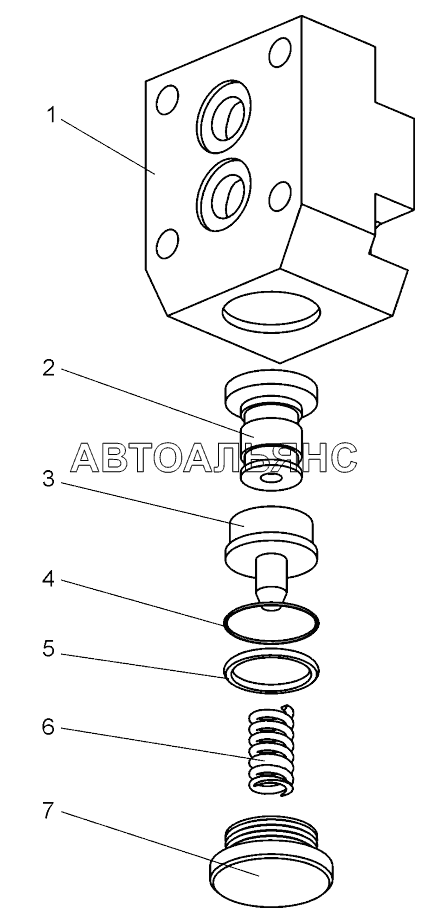 Клапан предохранительный;Safety valve