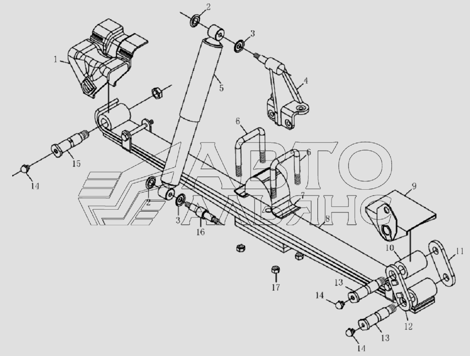 2901D102 Front suspension assembly