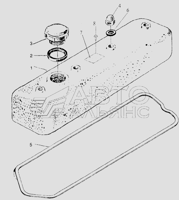 Cylinder head cover