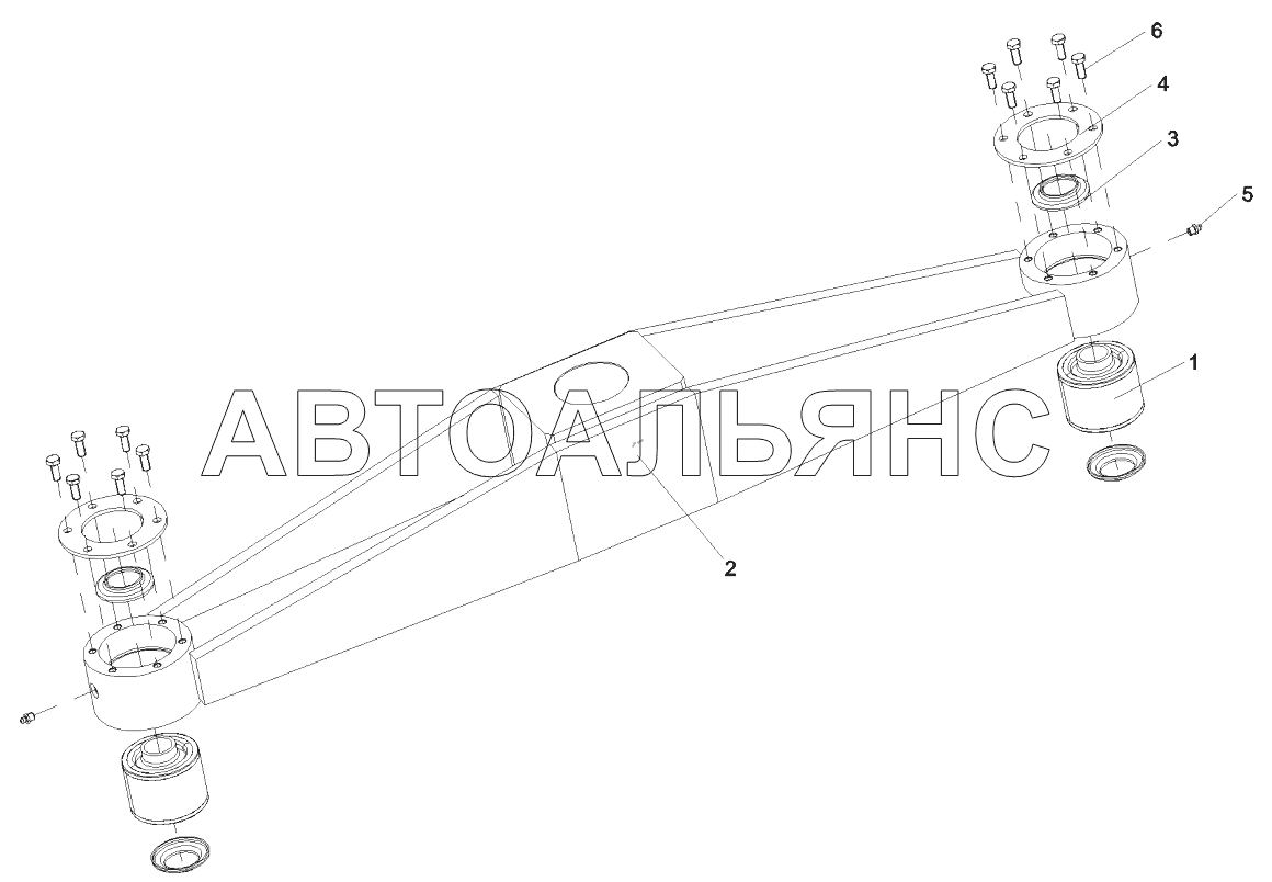 A810314010002 Балка GP, компенсационная