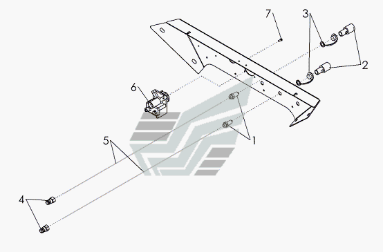 ASSY - TOW BETWEEN COUPLERS AND ELECTRIC