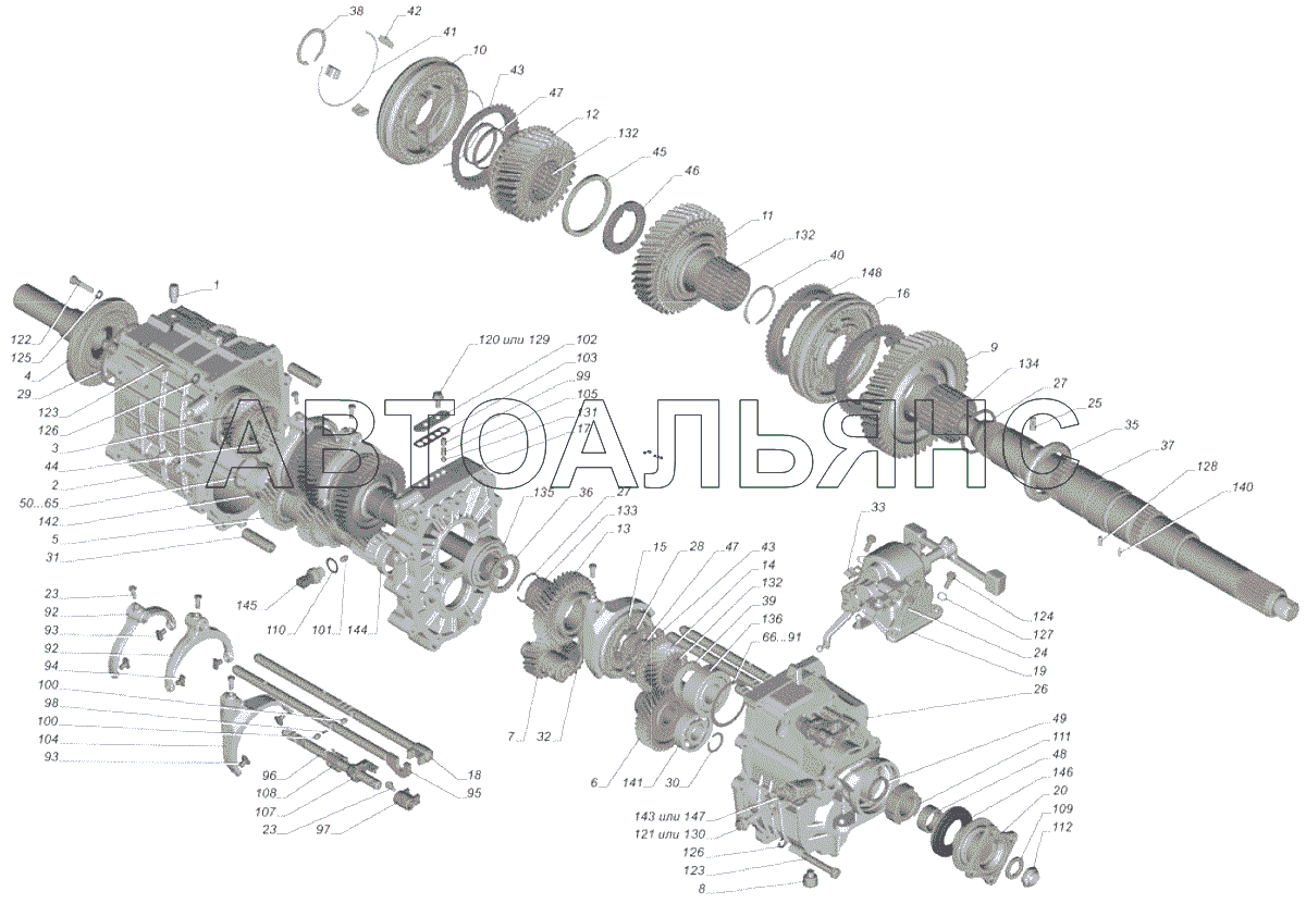 A31R32-1700010-01 Коробка передач
