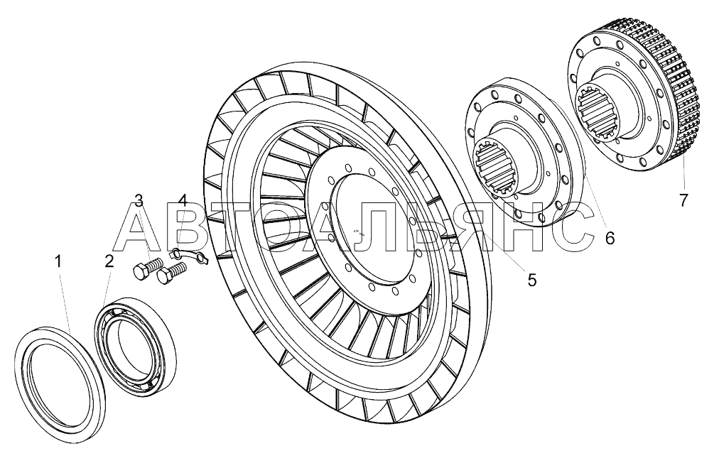 Колесо турбины (, );Wheel of turbine