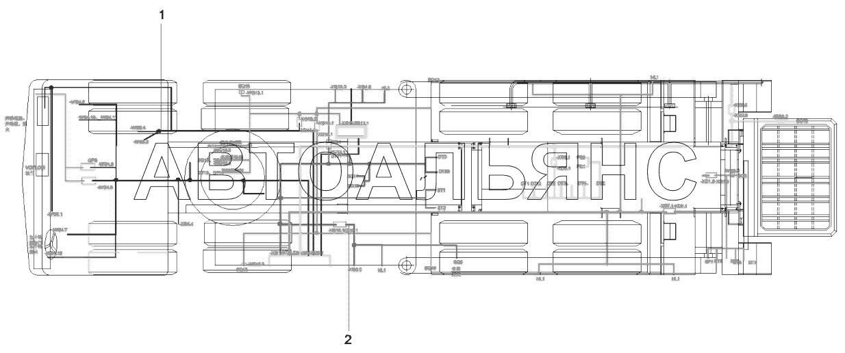 12775476 Harness GP, chassis