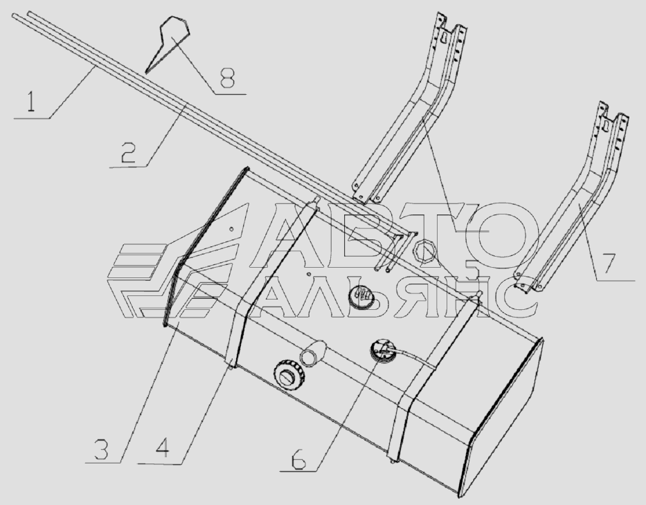 1100D4 Fuel supply system equipment