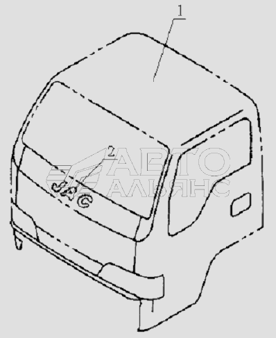 5000E0 Cab assembly