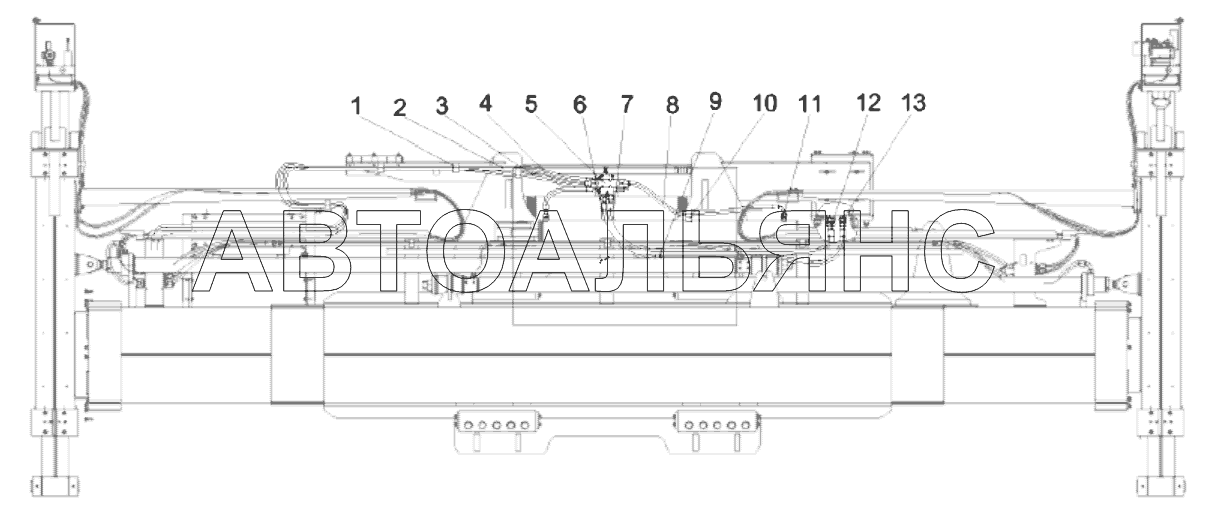 A810201060388 Система, гидравлика, боковое смещение