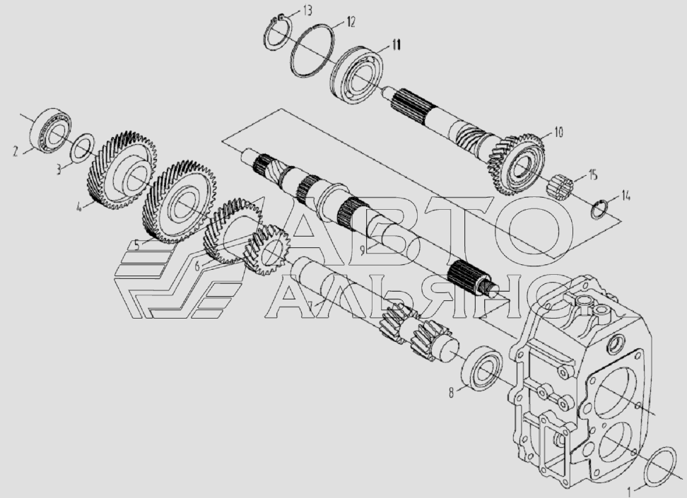 1st Shaft and intermediate shaft