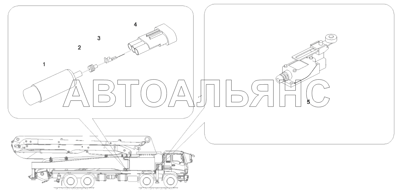 12630723 Limit switch GP, X-outrigger