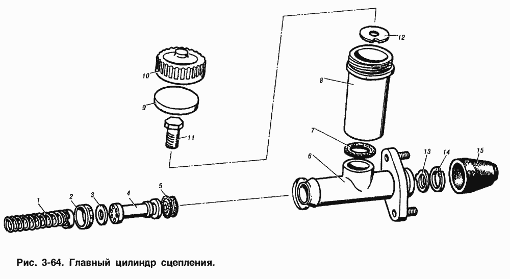 Главный цилиндр сцепления