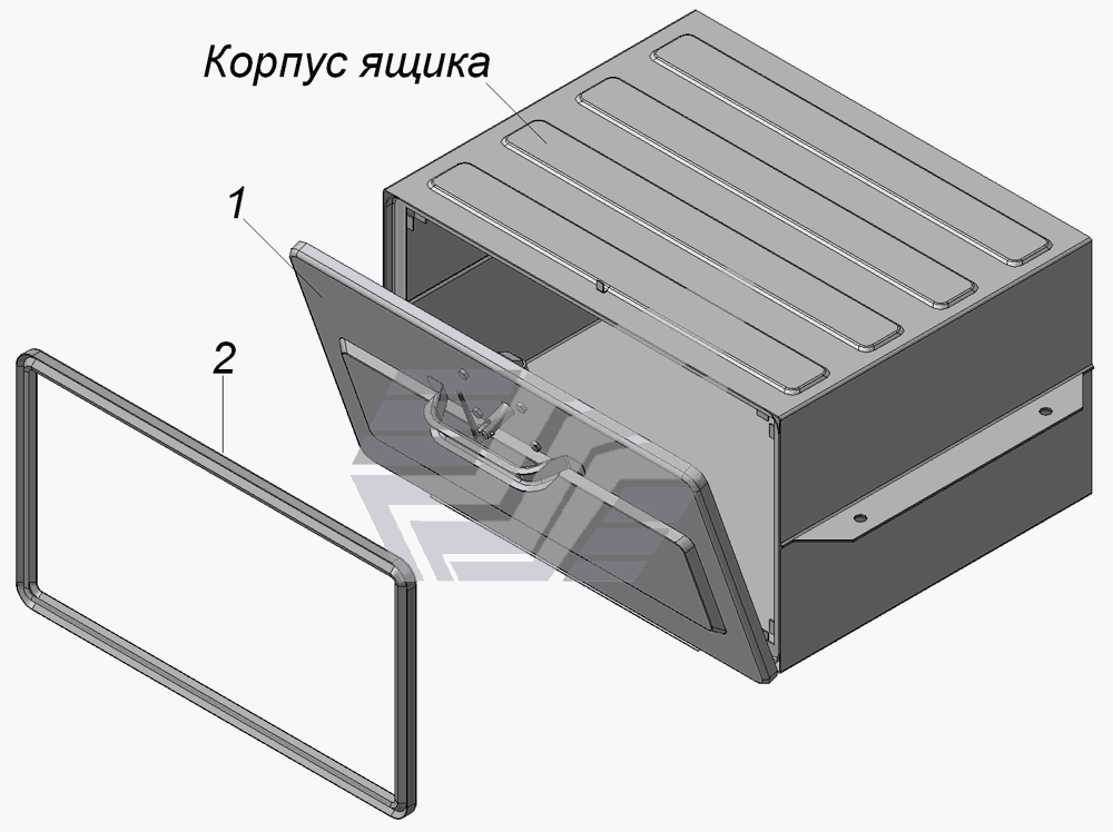 6606-3919010 Ящик для ЗИП в сборе