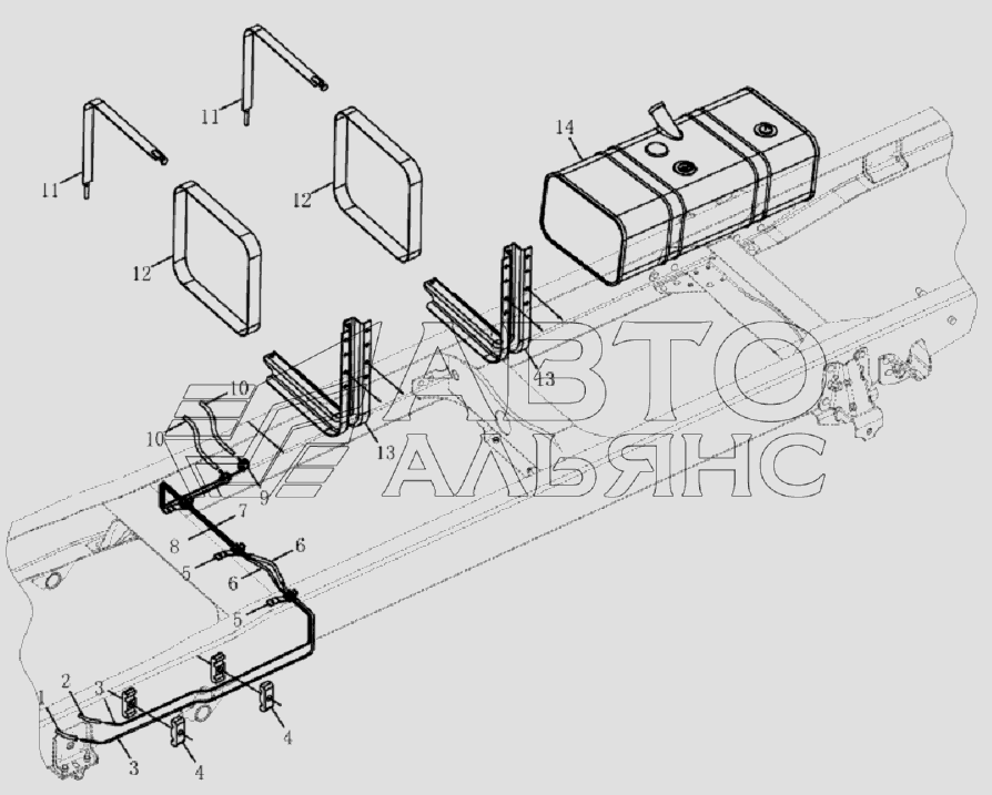 1100D134 Oil supply system equipment