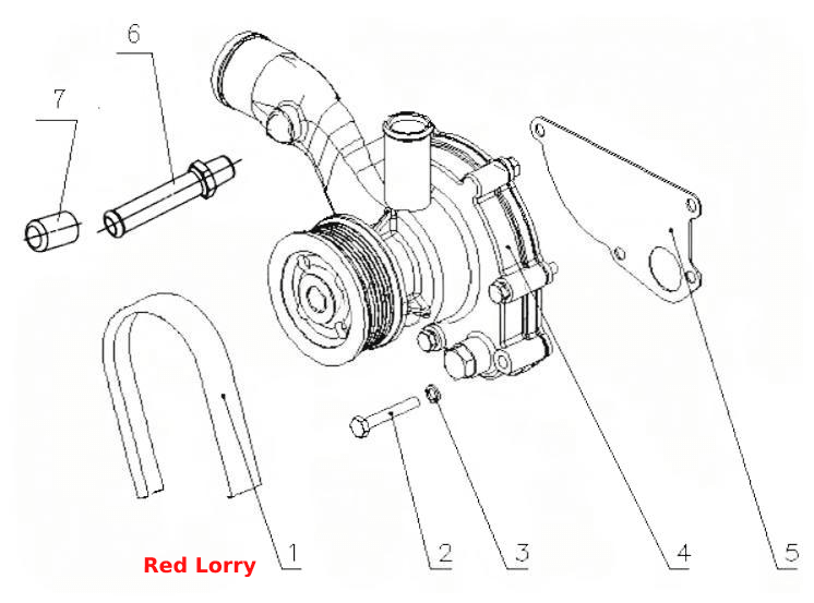 D0811-1307000 Water Pump Assembly