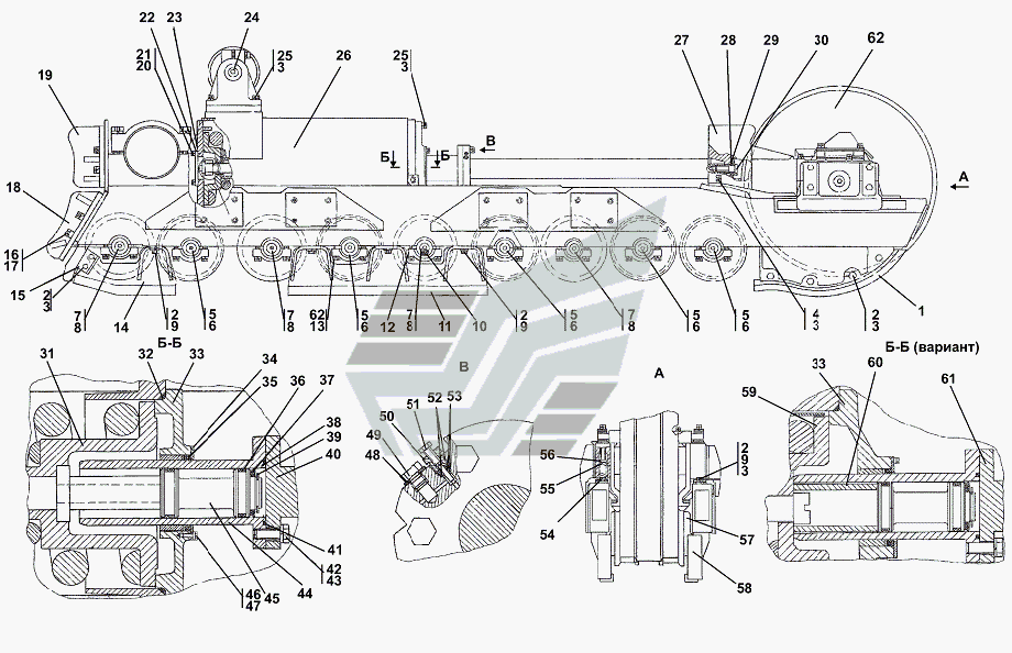 Тележка TT3501- SP/SP
