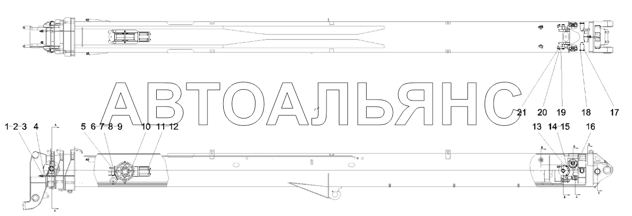 Телескопический механизм STC250S5...