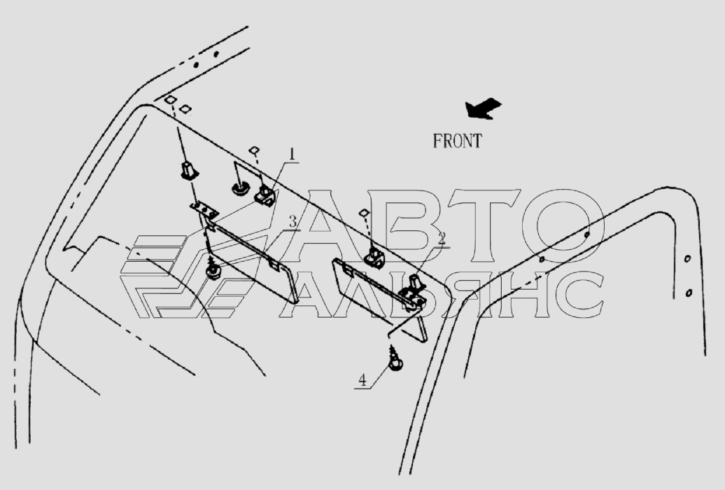 8204D0 Sunshade plate