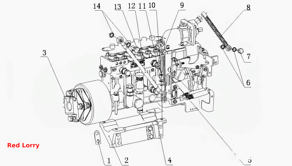 J4090- Топливный насос высокого давления в сборе