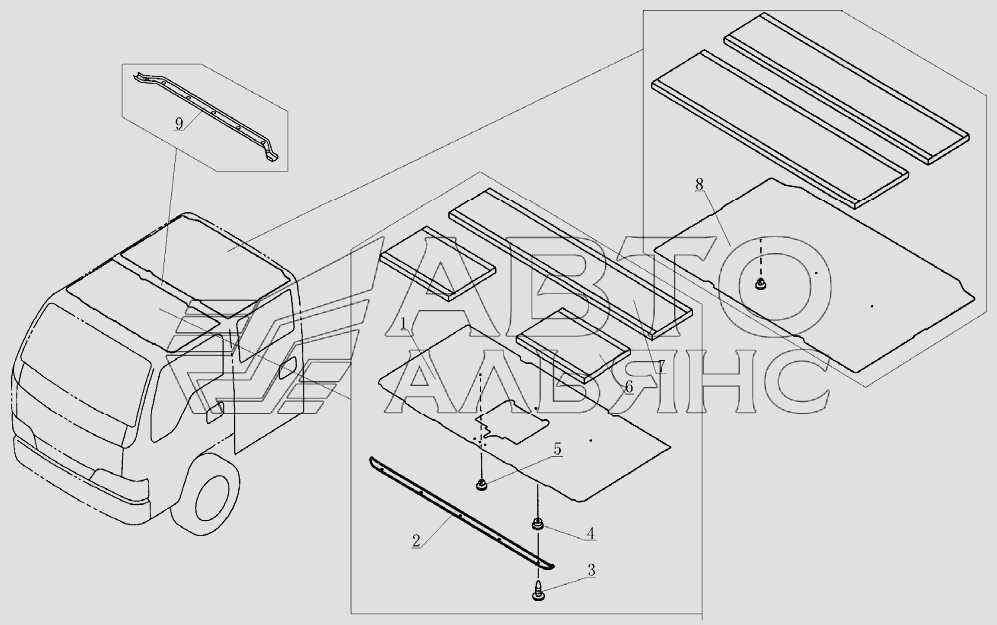 5702D501 Front peak inner decoration and ventilation