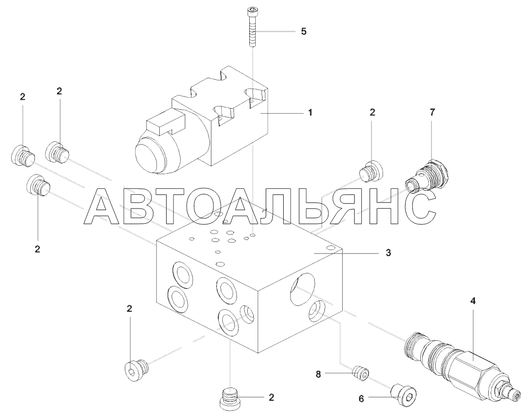 12552172 Atiswing valve group