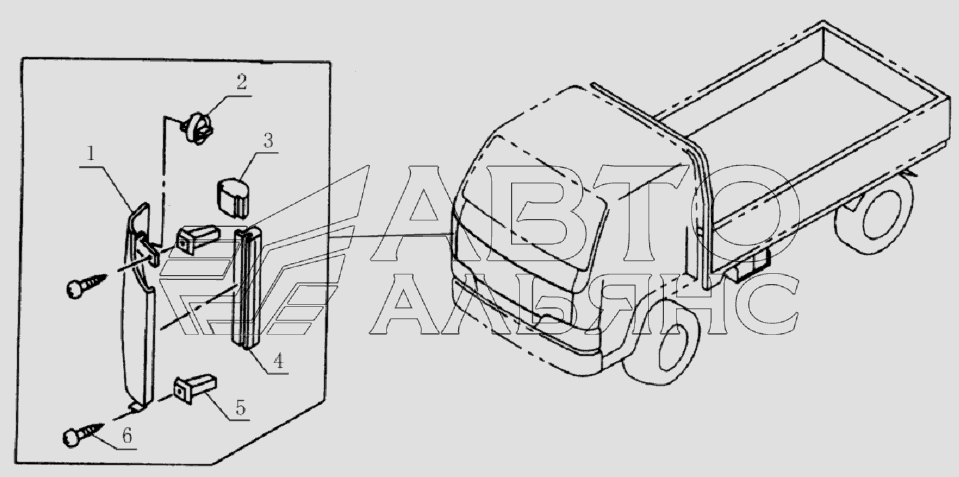 5302E0 Side plate, front side