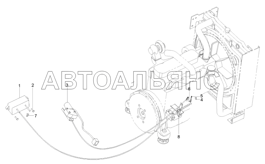 A810102010099 Система управления, дроссельная заслонка