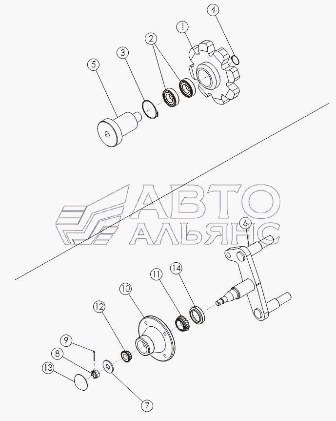 SPROCKET №54824, BELT TIGHTENER №56422