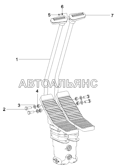 A810201073014 Механизм управления, перемещение