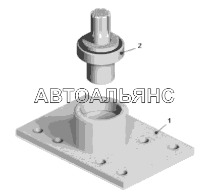 Фланец с подшипником (75474-3401259);Flange with bearing