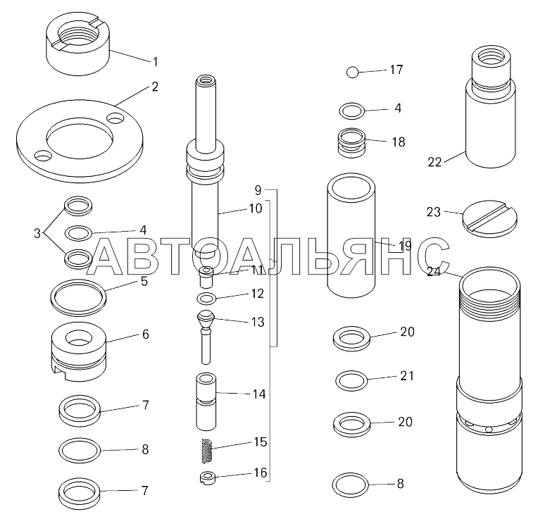 Насос (549А-2907240);Pump