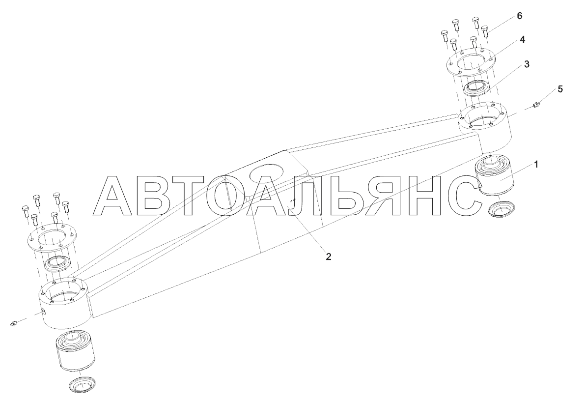 A810314010002 Балка GP, компенсационная